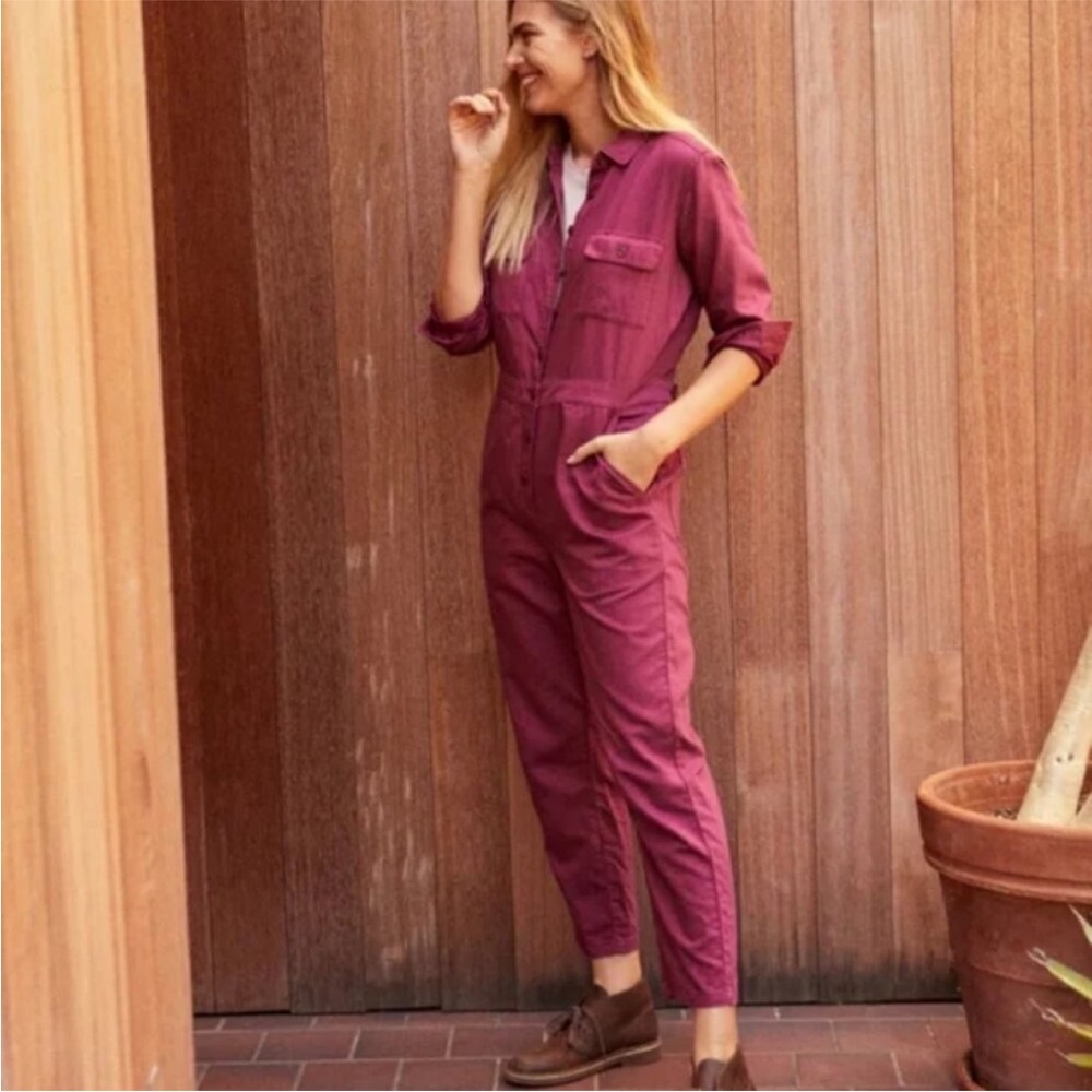 💙Outerknown Station Cinched Jumpsuit